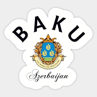 Baku Azerbaijan Sticker